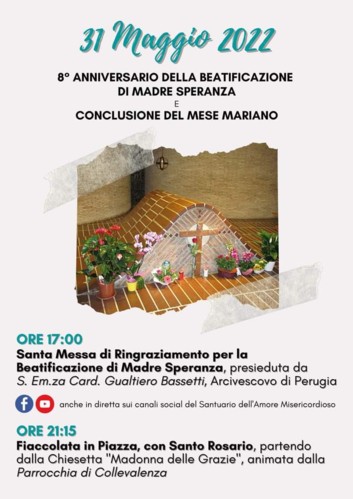 8 anniversario beatificazione 2022